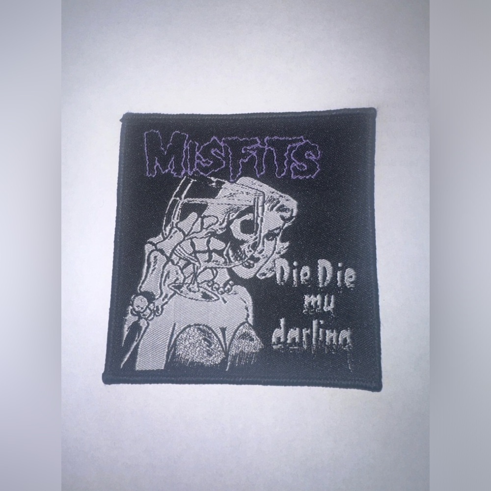 MISFITS, DIE DIE MY DARLING, SEW ON WOVEN PATCH